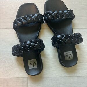 DV by Dolce Vita Black Braided Sandals